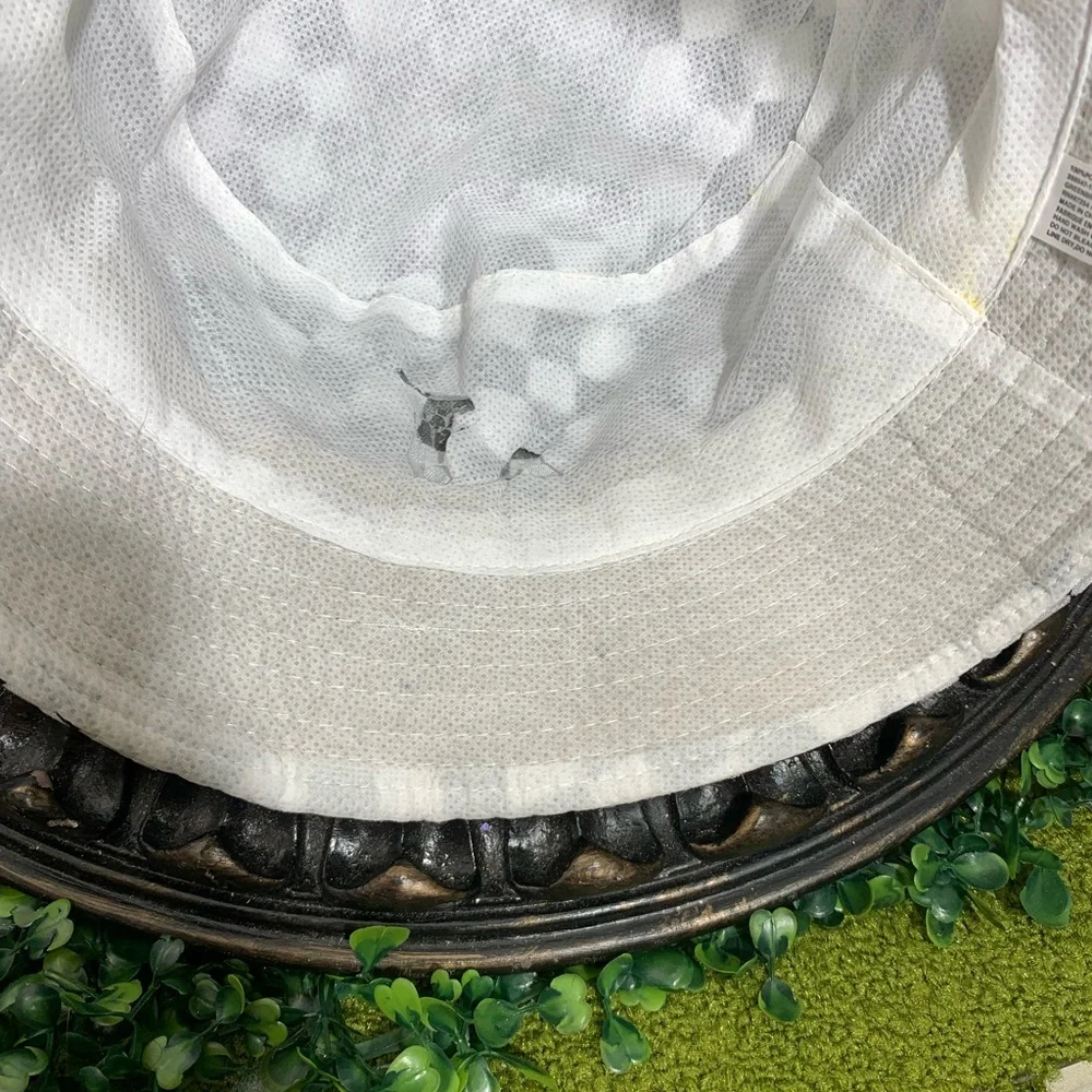 White/Black checkered kids Bucket Hat